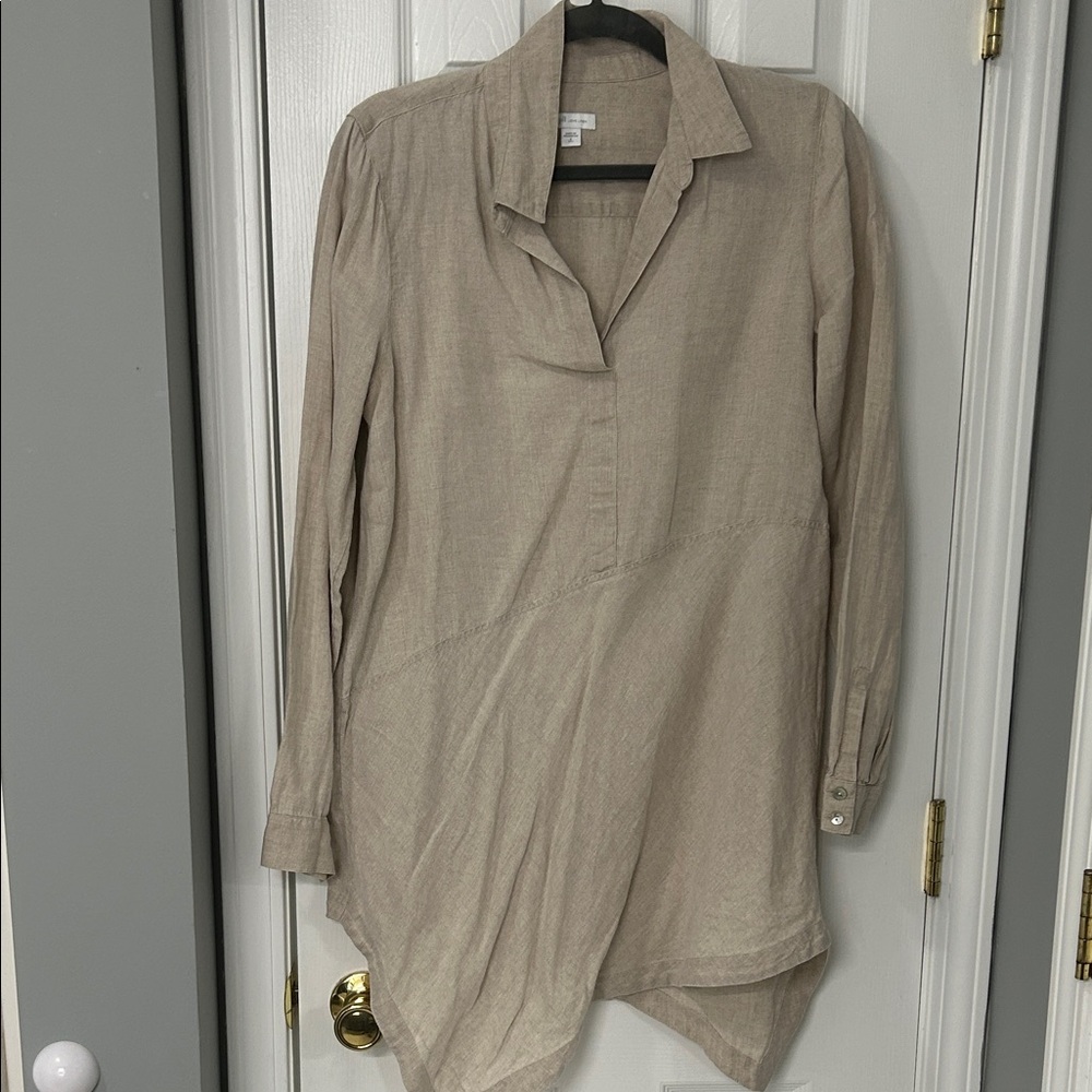 J. Jill linen Long Sleeve Tunic Top